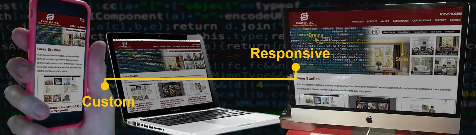 Responsive web design and web site hosting