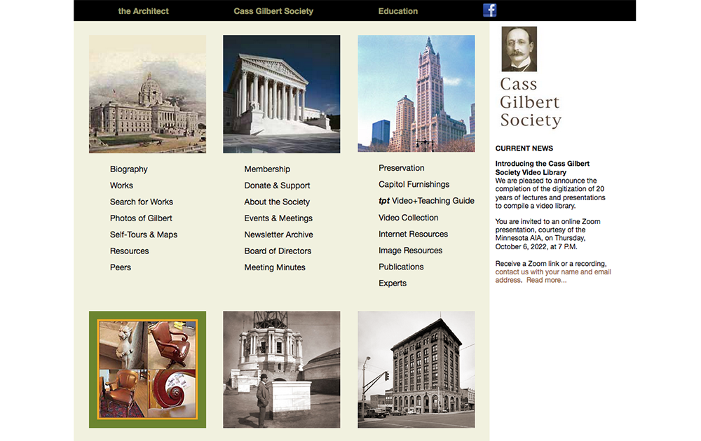 Cass Gilbert Society website